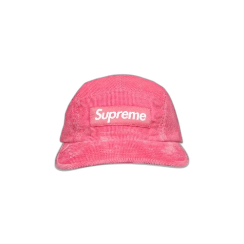 Supreme Fine Wale Corduroy Camp Cap 'Pink'