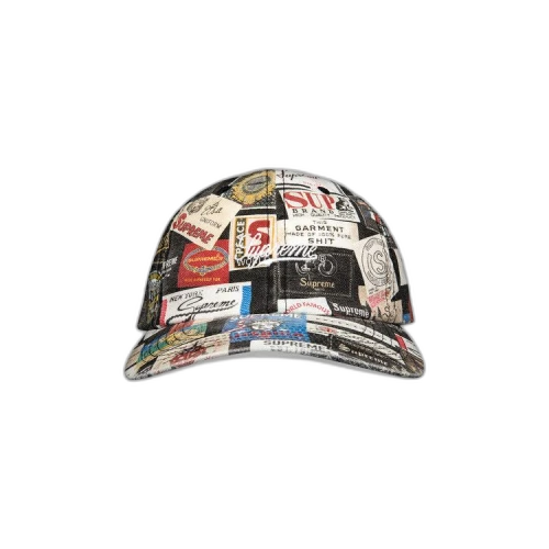 Supreme Labels 6-Panel 'Black'