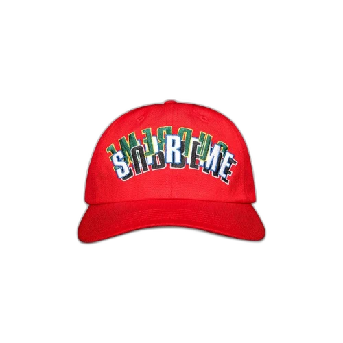 Supreme Stacked Cordura 6-Panel 'Red'