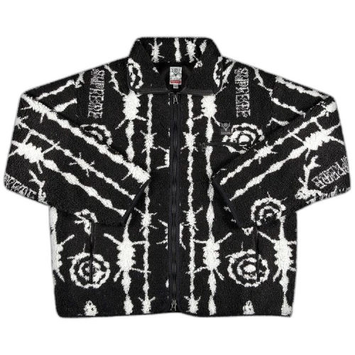Supreme x SOUTH2 WEST8 Fleece Jacket 'Black'