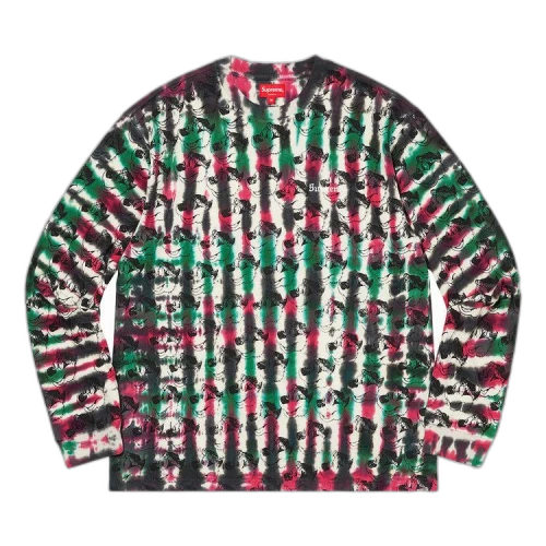 Supreme Dyed Bear Long-Sleeve Tee 'Black'