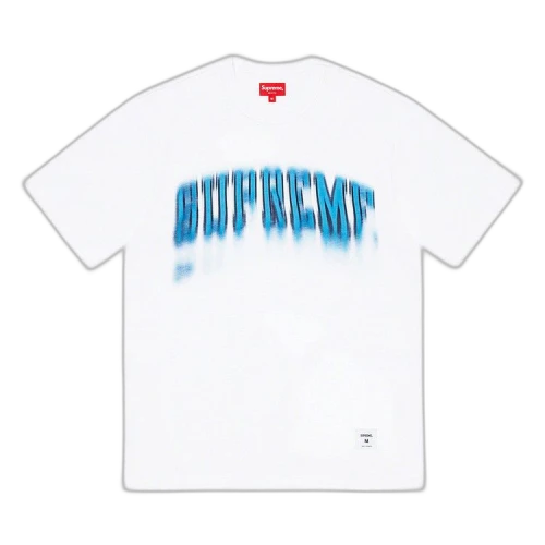 Supreme Blurred Arc Short-Sleeve Top 'White'