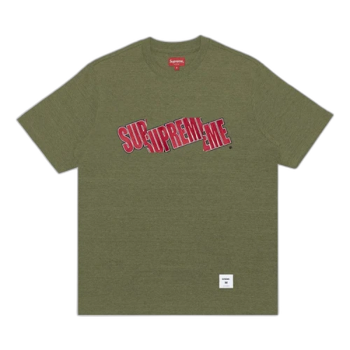 Supreme Cut Logo Short-Sleeve Top 'Olive'