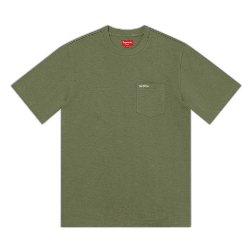 Supreme Short-Sleeve Pocket Tee 'Light Olive'