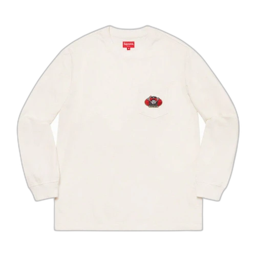 Supreme Vampire Boy Long-Sleeve Pocket Tee 'Natural'