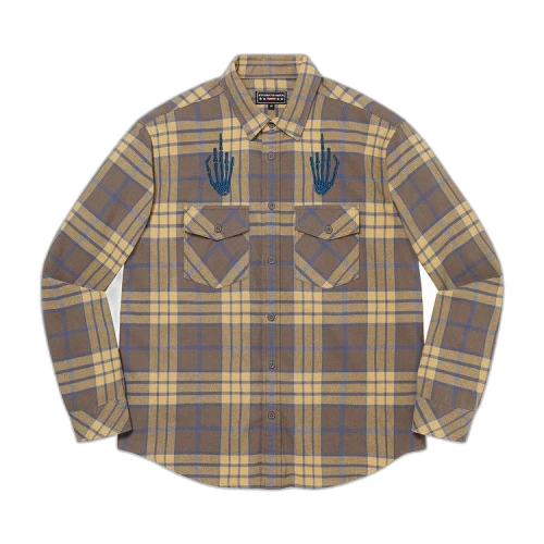 Supreme x Hysteric Glamour Plaid Flannel Shirt 'Brown'