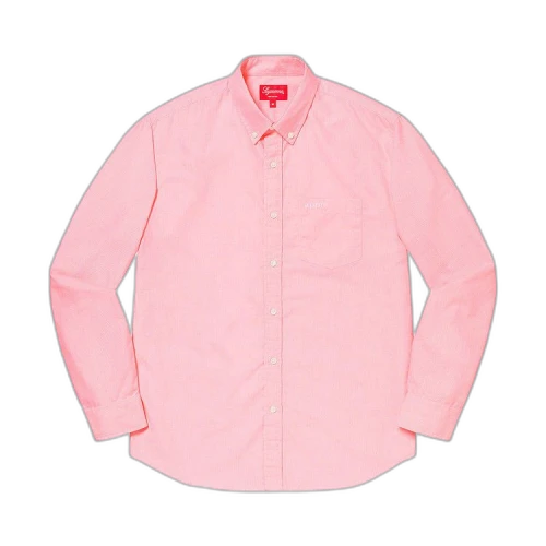 Supreme Stripe Oxford Shirt 'Red'