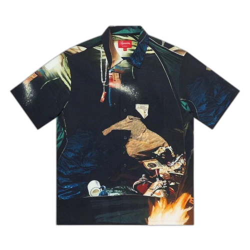 Supreme Firecracker Rayon Short-Sleeve Shirt 'Firecracker'
