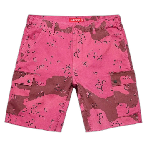 Supreme Overdyed Camo Cargo Short 'Pink'