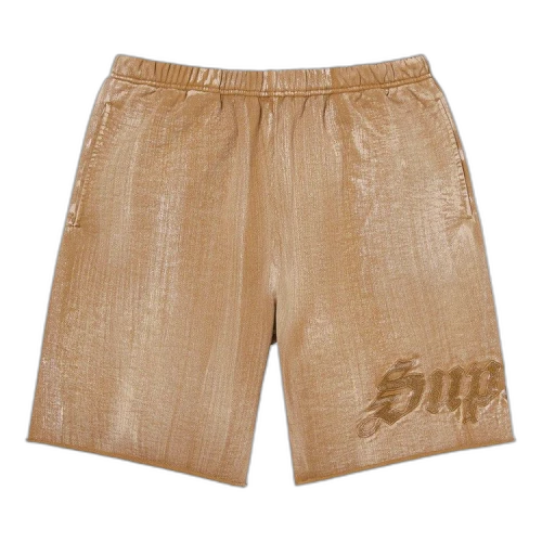 Supreme Brush Stroke Sweatshort 'Dark Tan'