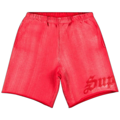 Supreme Brush Stroke Sweatshort 'Red'