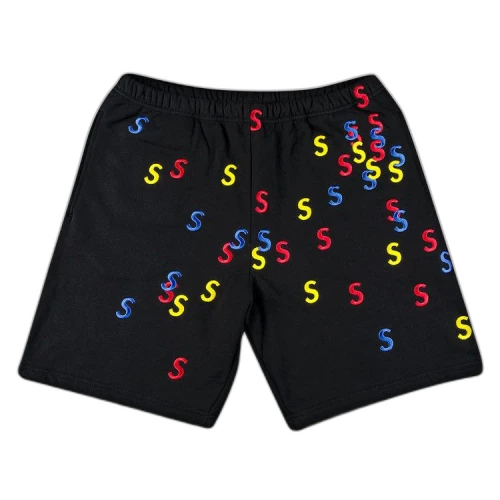 Supreme Embroidered S Sweatshort 'Black'