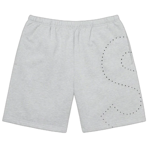 Supreme Laser Cut S Logo Sweatshort 'Heather Grey'