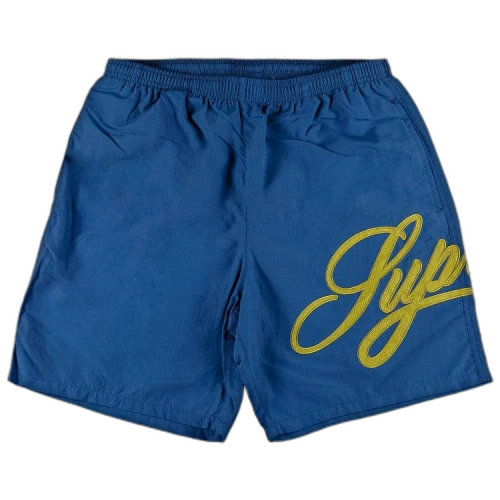 Supreme Mesh Script Water Short 'Light Navy'