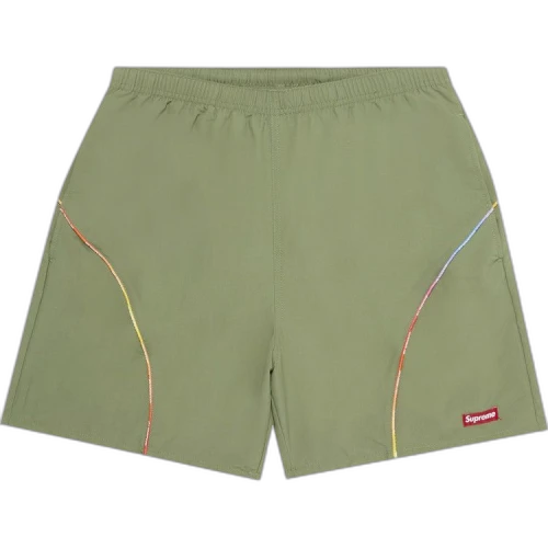 Supreme Gradient Piping Water Short 'Olive'