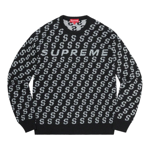 Supreme S Repeat Sweater 'Black'