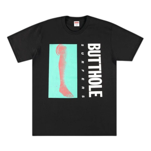 Supreme x Butthole Surfers Leg Tee 'Black'