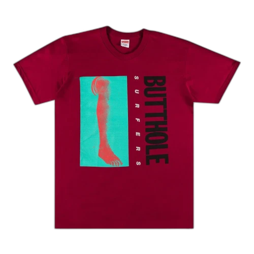 Supreme x Butthole Surfers Leg Tee 'Dark Magenta'