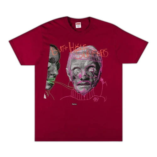 Supreme x Butthole Surfers Psychic Tee 'Dark Magenta'