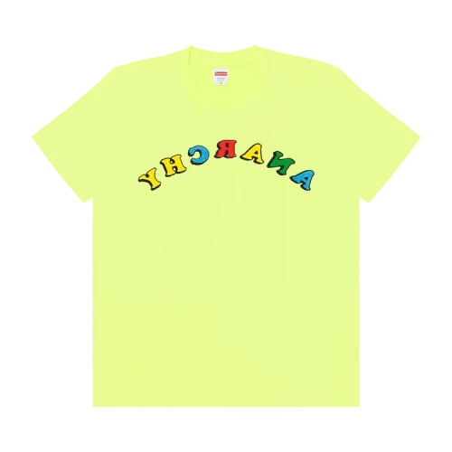 Supreme x Jamie Reid Anarchy Tee 'Bright Yellow'