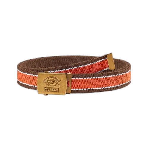 Supreme x Dickies Stripe Webbing Belt 'Brown'