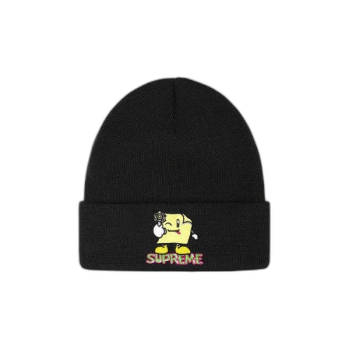 Supreme Sticky Note Beanie 'Black'