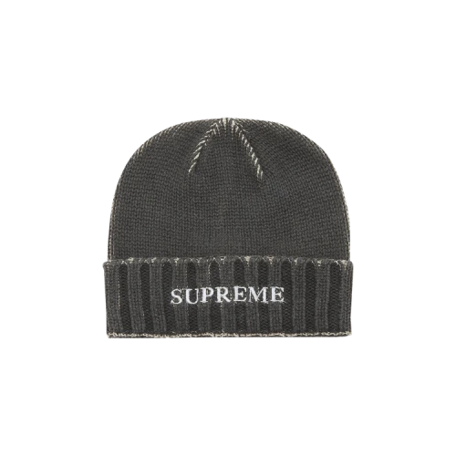 Supreme Overprint Beanie 'Black'