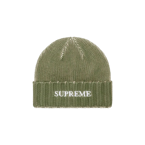 Supreme Overprint Beanie 'Olive'