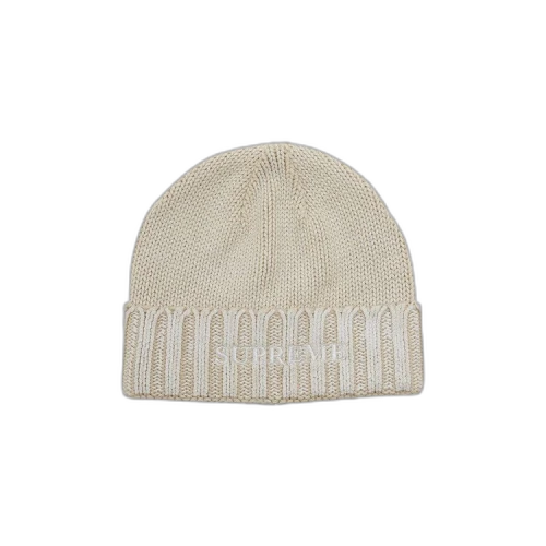 Supreme Overprint Beanie 'White'