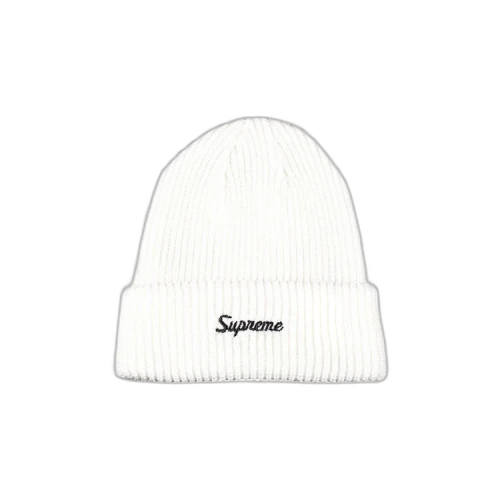 Supreme Loose Gauge Beanie 'White'