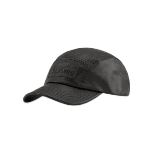 Supreme GORE-TEX Leather Camp Cap 'Black'