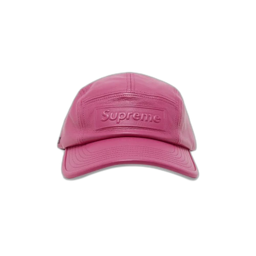 Supreme GORE-TEX Leather Camp Cap 'Pink'