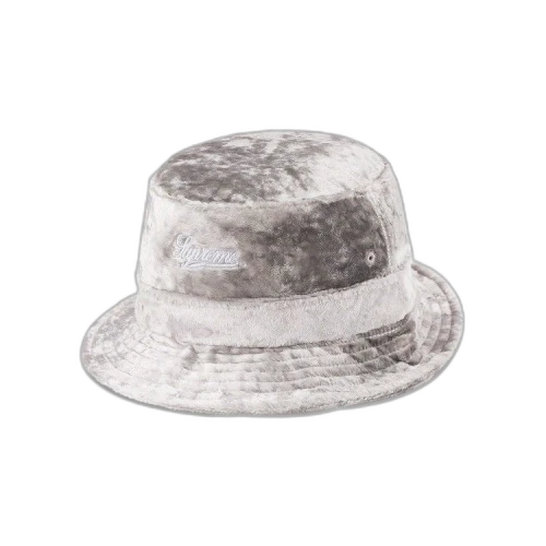 Supreme Crushed Velvet Crusher 'Grey'
