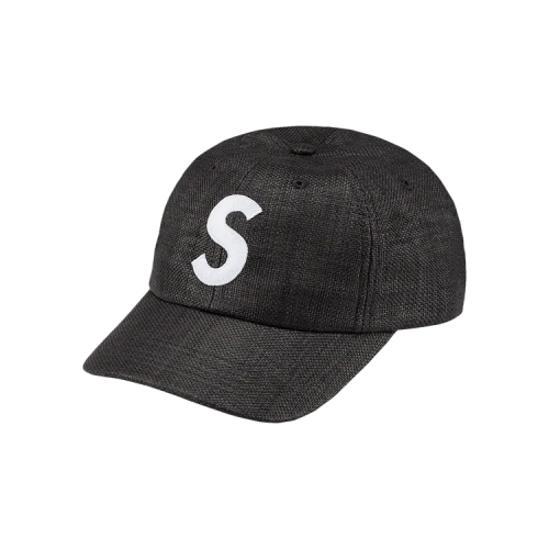 Supreme Raffia S Logo 6-Panel 'Black'