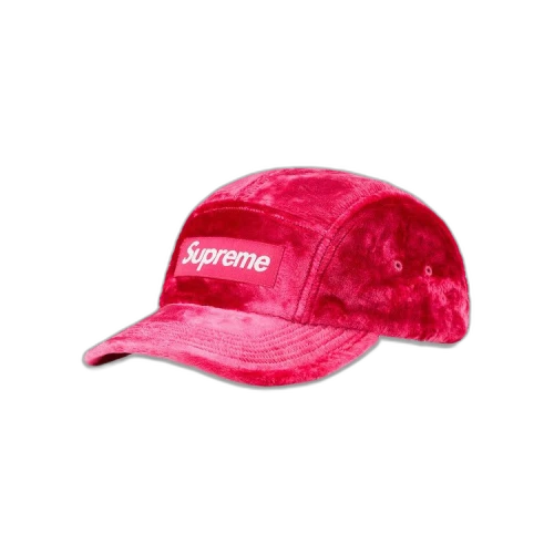 Supreme Crushed Velvet Camp Cap 'Pink'