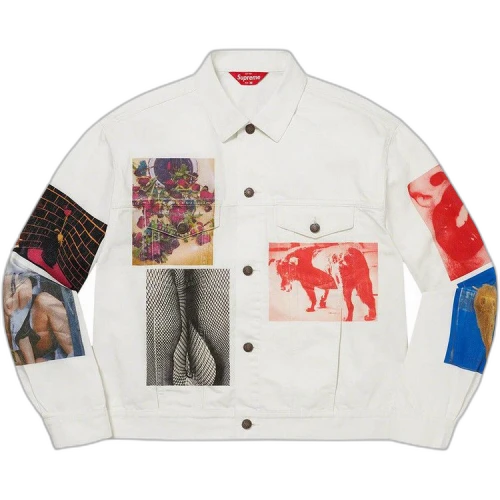 Supreme Daidō Moriyama Denim Trucker Jacket 'White'