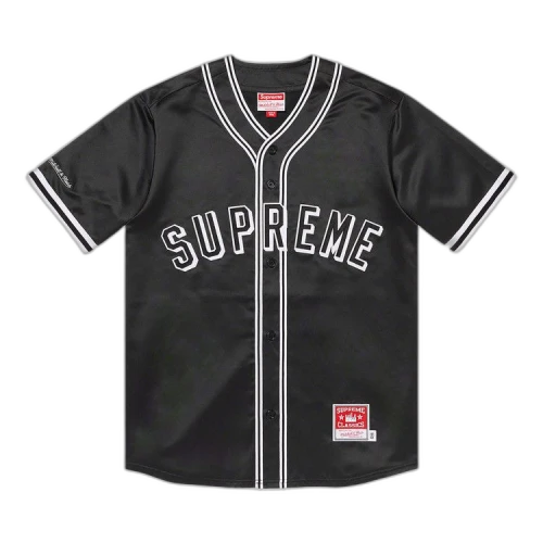Supreme x Mitchell & Ness Quilted Sports Jacket 'Black'