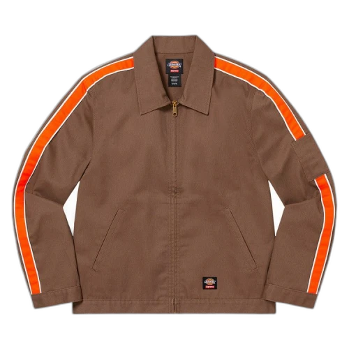 Supreme x Dickies Stripe Eisenhower Jacket 'Brown'