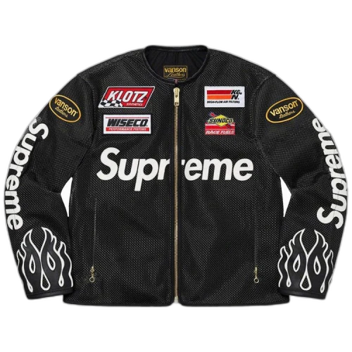 Supreme x Vanson Leathers Cordura Mesh Jacket 'Black'