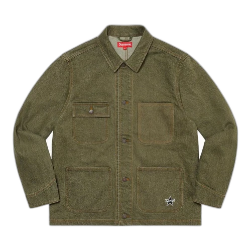 Supreme Denim Chore Coat 'Olive'
