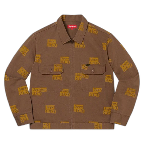 Supreme x ANTIHERO Work Jacket 'Brown'