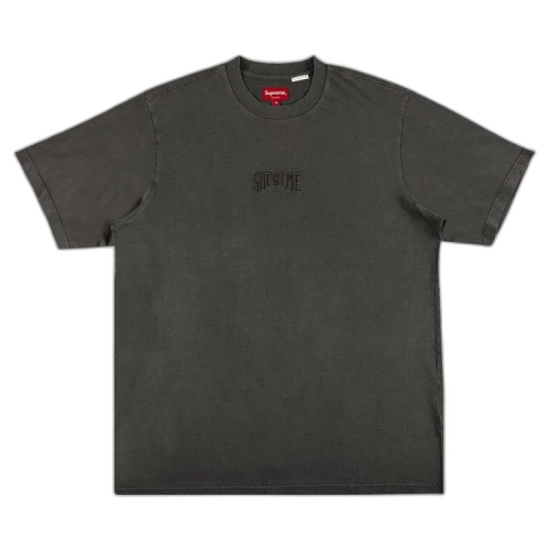 Supreme Acid Wash Short-Sleeve Top 'Black'