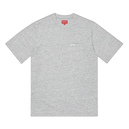 Supreme Short-Sleeve Pocket Tee 'Heather Grey'