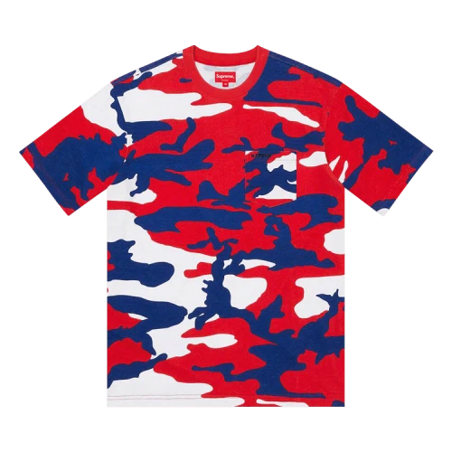 Supreme Short-Sleeve Pocket Tee 'Red Camo'