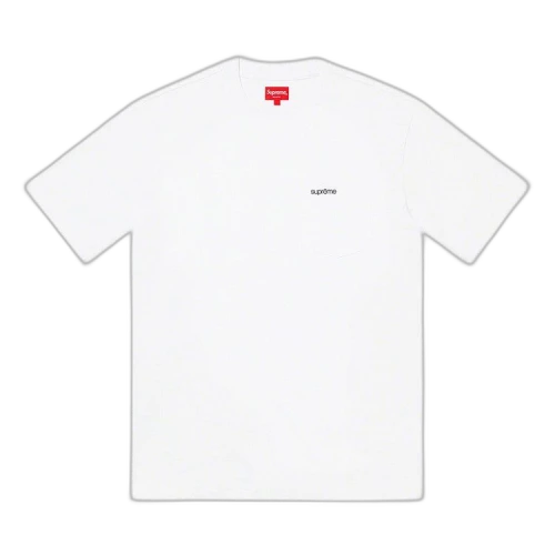 Supreme Short-Sleeve Pocket Tee 'White'