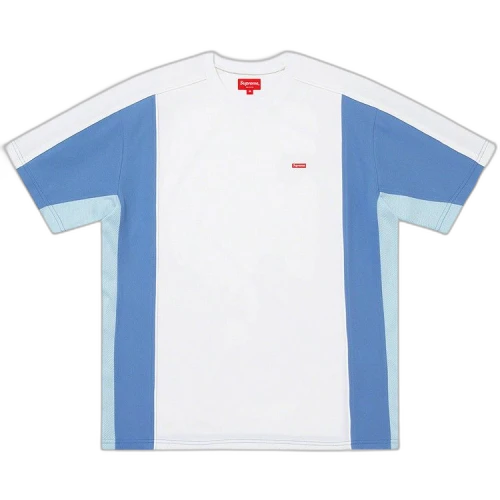 Supreme Mesh Panel Short-Sleeve Top 'White'