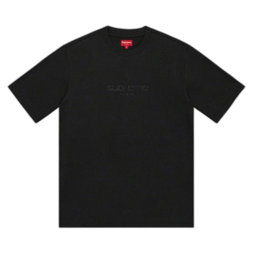 Supreme Beaded Logo Short-Sleeve Top 'Black'