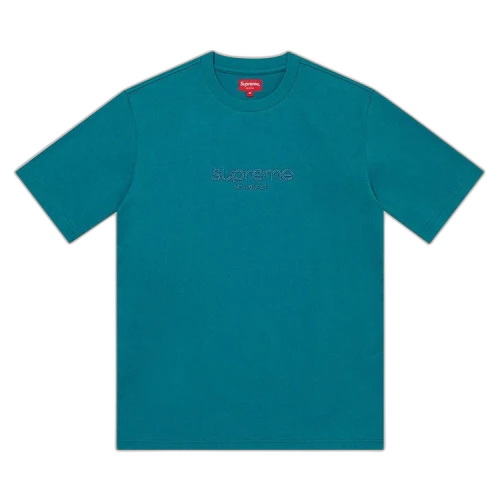 Supreme Beaded Logo Short-Sleeve Top 'Dark Teal'