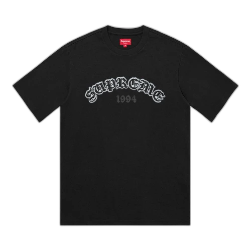 Supreme Old English Glow Short-Sleeve Top 'Black'