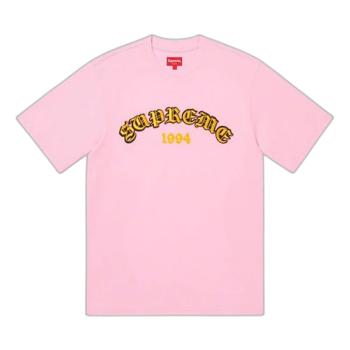 Supreme Old English Glow Short-Sleeve Top 'Pale Pink'